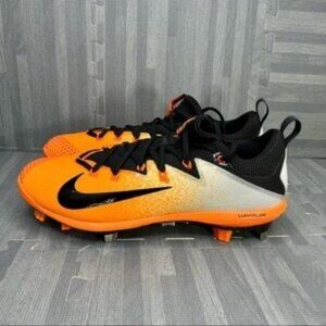 Nike Baseball Cleats Lunar Vapor Ultrafly Elite Mens Size 13 Orange/Black